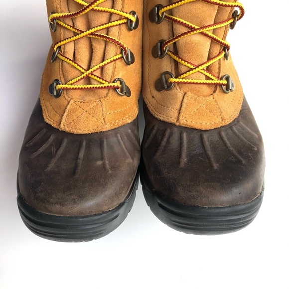 Timberland Kids Hiking Boots Euro shell-toe Classic Leather Boot - Picture 4 of 12